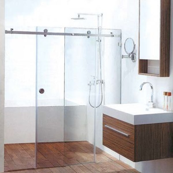 画像4: ステンレスガラス用スライドドア金具 (4)