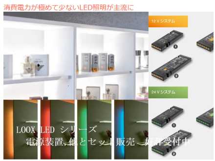 消費電力の少ないLED照明「LOOX」