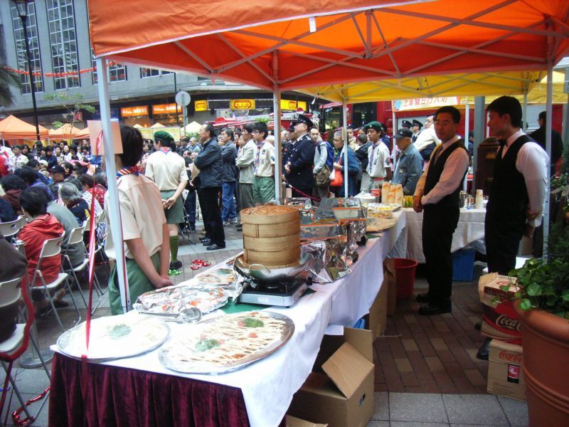 屋外イベントでのケータリング(香港)