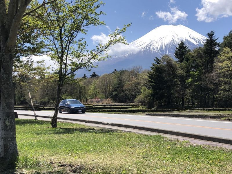 山中湖より