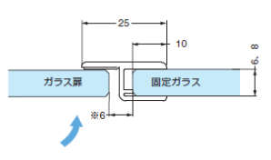 戸先ストッパーシール(8856KUO-8-2500)