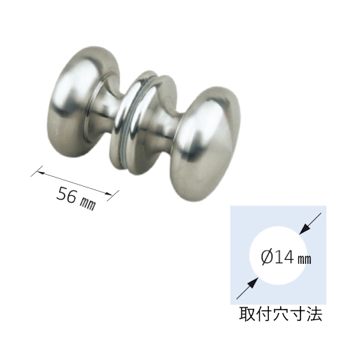 「INAL」ドアハンドル　直径75mm　
