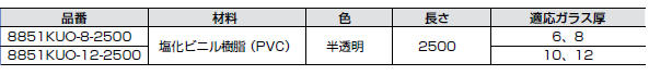 8851型仕様